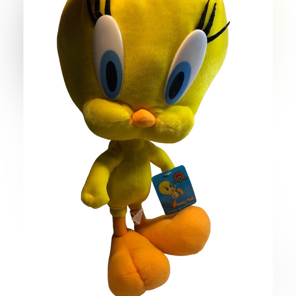 Six Flags Tx Looney Tunes Tweety Bird Stuffed Animal Plush Toy 16” Warner Bros